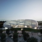 Wah Stadion Olahraga Ini Berbentuk Gelembung yang Tembus Cahaya